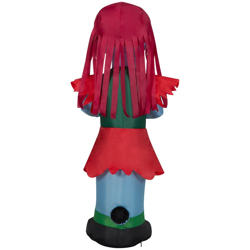 Gemmy Christmas Inflatable Sally in Holiday Outfit, 3.5 ft Tall, Multi, 4 of 7
