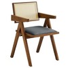 Modway  Thera Dining Armchairs Set of 2 in Walnut Black - 4 of 4
