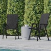 Flash Furniture Paladin Outdoor Folding Patio Sling Chair (2 Pack) - image 4 of 4