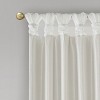 ChicFurnit Curtain Panel Twist Tab Total Blackout for Privacy and Light Blocking, White, 95"*50"*0.13" - 2 of 4