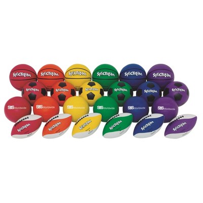 S&S Worldwide Spectrum Sports Ball Easy Pack Official Pk24