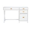 Peggy Transitional Campaign Side Storage Desk Gray - Linon