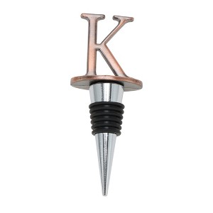 Unique Bargains Bottle Stoppers Aluminum Alloy TPE Red Bronze Tone Black Silver Tone 4.25"x1.61"x0.98" 1 Pc - 1 of 3