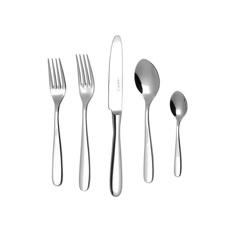 20pc Stainless Steel Grand City Silverware Set - Fortessa Tableware Solutions, 1 of 4
