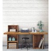 RoomMates Shiplap Raised Peel & Stick Wallpaper: Textured Wood Grain Design, Self-Adhesive, Multicolored, 28.18 Sq Ft Coverage - 3 of 4