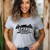 Simply Sage Market Women's Scary Mode Bat Short Sleeve Graphic Tee - 2 of 4