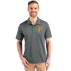 Pittsburgh Pirates Cutter & Buck Prospect Eco Textured Stretch Recycled Mens Big & Tall Polo - 1 of 1