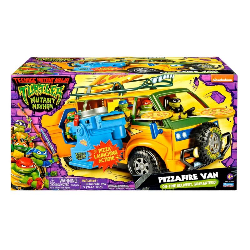 Teenage Mutant Ninja Turtles: Mutant Mayhem Pizzafire Delivery Van, 3 of 13