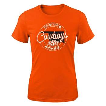 NCAA Oklahoma State Cowboys Girls' Short Sleeve Crew Neck T-Shirt