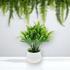 Unique Bargains Artificial Plants Plastic Green 2.76"x2.76"x5.51" 1 Pc - 2 of 4