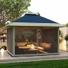 GustoWave Patio 12x12 FT Gazebo Tent Outdoor Pop Up Canopy Tent - 4 of 4
