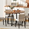 Costway 47 Inch Dining Table w/8 Metal Supporting Legs & Cross Base for Dining Room - 4 of 4