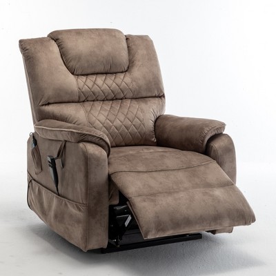 Massage Recliner Electric Lift Chair With Side Bags, Adjustable Massage And  Heating Function, Squirrel Gray - Modernluxe : Target