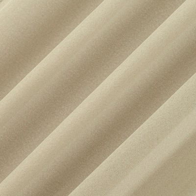 Taupe Polyester Light-Filtering Tab Top Curtain Panel 40"x84"