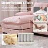107.87'' Chenille U-Shaped Cloud Sofa with Double Chaise, Memory Foam Cushions, and Side Pockets for Living Room - 3 of 4