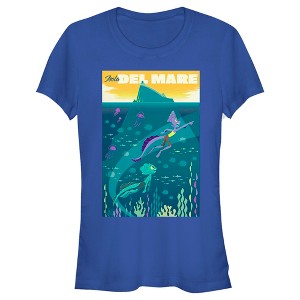 Juniors Womens Luca Isola Del Mare Poster T-Shirt - 1 of 4