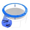 Yescom Trampoline Mat & Pad Replacement Kit w/ 96V-Ring for 15ft Round Trampoline Frame Blue - 4 of 4