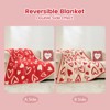 Snuggle Sac Love Heart Throw Blanket Soft Knitted Blanket Cozy Decorative Throw, Valentine’s Romantic Gifts 50x60 inches - 3 of 4
