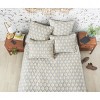 carol & frank 26" x 26" Liam Ochre Cotton Euro Sham - Machine Washable - 3 of 4