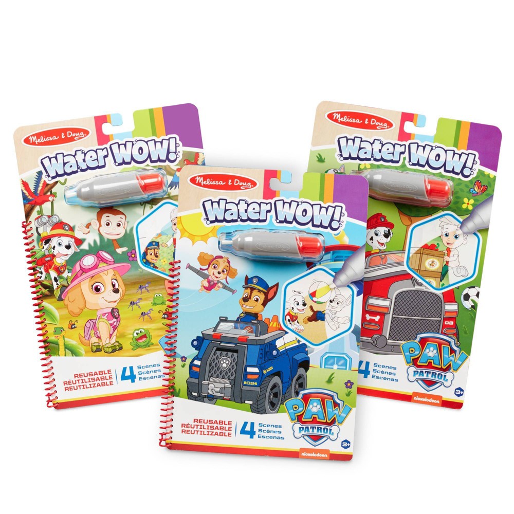 Photos - Other Toys Paw Patrol Melissa & Doug  Water Wow Bundle 