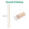 Unique Bargains Arts Crafts Garden Christmas Decoration Round Natural Wood Sticks 10 Pcs - 2 of 4
