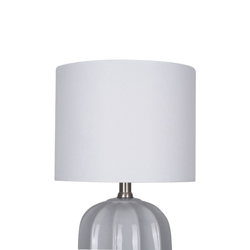 Cresswell Lighting 18.75&#34; Ceramic Table Lamp Gray, 3 of 6