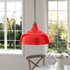 Hudson and Canal 10.75" Wide Pendant with Metal Shade - 2 of 4