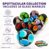 Marble Genius Collectors Marbles, 10 Handmade Glass Marbles Stocking Stuffers for Marble Lovers - Spots for Kids Ages 3+ - 3 of 4