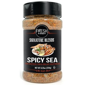 Fresh Finest Spicy Sea Seasoning – All-Natural, Kosher – 8.25oz - 1 of 4