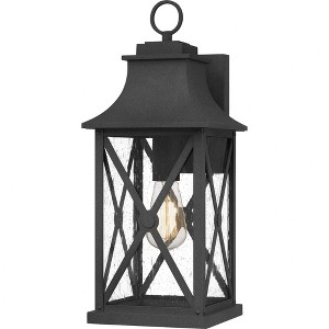 Quoizel Lighting Ellerbee 1 - Light Sconce in  Mottled Black - 1 of 4