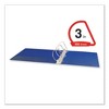 Universal Slant D-Ring View Binder, 3 Rings, 3" Capacity, 11 x 8.5, Navy Blue - 3 of 4