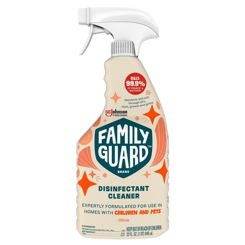 Family Guard Citrus Guard Disinfectant Cleaner - 32oz, 5 of 13