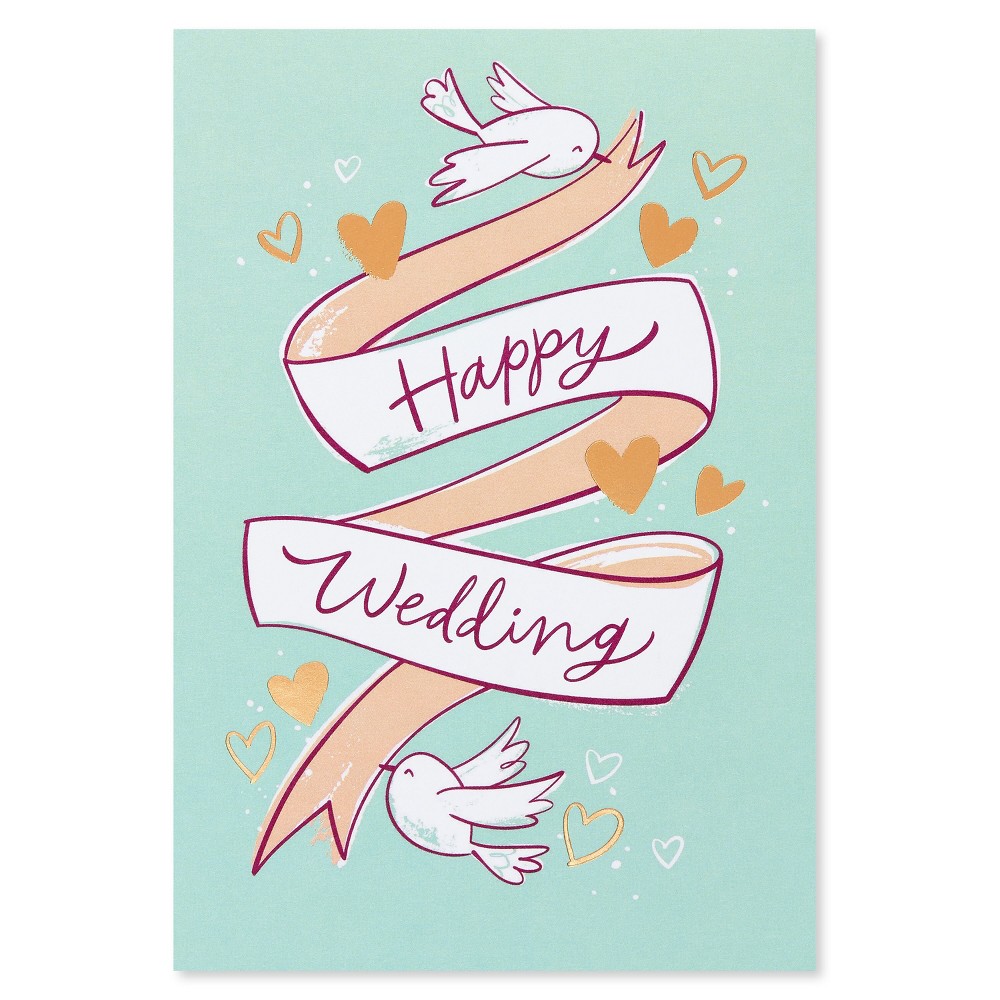 Photos - Envelope / Postcard Wedding Card Banner with Doves