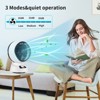 SKONYON 14in Energy Efficient Desk Fan Force Table Air Circulator Fan with 3 Speeds and Adjustable Head - 2 of 4