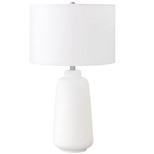 Monarch Specialties Lighting 26inchH Table Lamp Cream Ceramic Ivory / Cream Shade Modern - 1 of 4