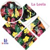 LA LEELA Men's Hawaiian Shirts Short Sleeve Button Down Shirt Floral Shirt Men Casual Holiday Party Caribbean Shirts for Men - 3 of 4