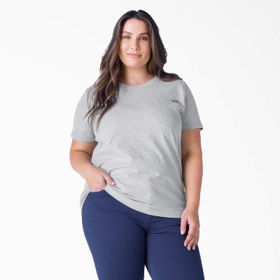 Dickies Women's Plus Heavyweight Short Sleeve T-Shirt