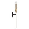 Capital Lighting Avant 1 - Light Wall Light in  Aged Brass/Black - 4 of 4