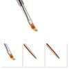 Unique Bargains Slant Nail Paint Pen Rose Gold Tone Silver Tone 1 Pc - image 3 of 4