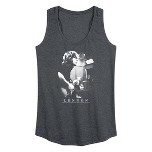 Women's - John Lennon - Lennon Guitar Graphic Racerback Tank - 1 of 4