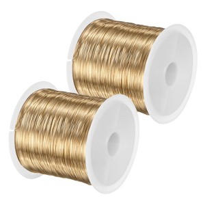 Unique Bargains DIY Crafting Copper Jewelry Beading Wire Roll - 1 of 4