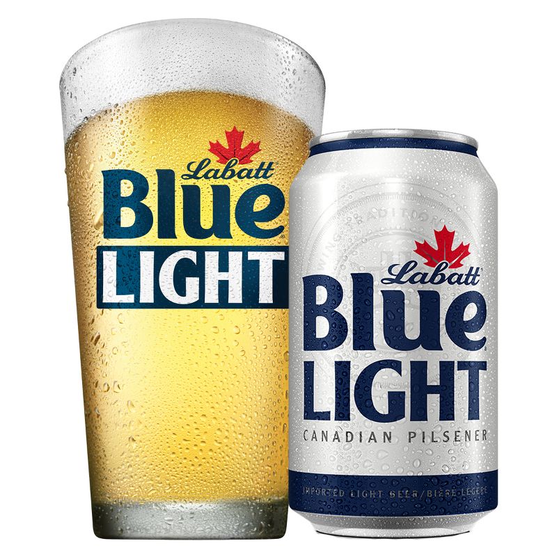 Labatt Blue Light Canadian Pilsener Beer - 12pk/12 fl oz Cans, 4 of 8