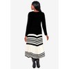 Jessica London Fit And Flare Sweater Dress - 3 of 4