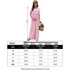 Coolmee Women Casual Maternity Square Neck Sleeveless Straps Wide Leg Long Jumpsuit With Pockets Beach Vacation Outfits - 4 of 4