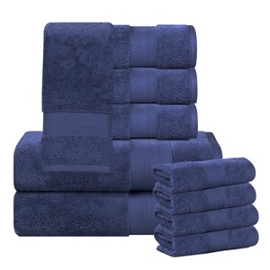 Luxury Cotton Heavyweight Solid Plush Towel Set by Blue Nile Mills - 1 of 4
