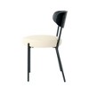 2 Pcs Kitchen PU Dining Chair, Dining Chair With Back, Indoor Upholstered Chair With Metal Legs, Accent Chairs For Kitchen Dining Room Living Room - 4 of 4