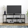 Three-Shelf TV Stand in Black - Henn&Hart - 4 of 4