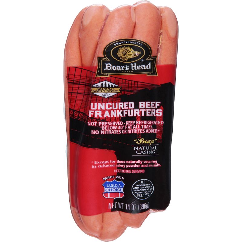 Boar&#39;s Head All Beef Franks - 14oz, 1 of 5