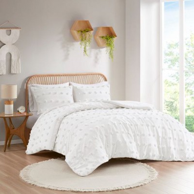 Sapphtopaz Jacquard Pompom Comforter Set, Twin/Twin XL Quilt Set with 2 Shams for Women, Men, Kids & Teens