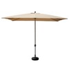 Vynxaria Rectangle Patio Umbrella - Navy Blue, Durable, UV-Resistant with Crank Lift - 3 of 4